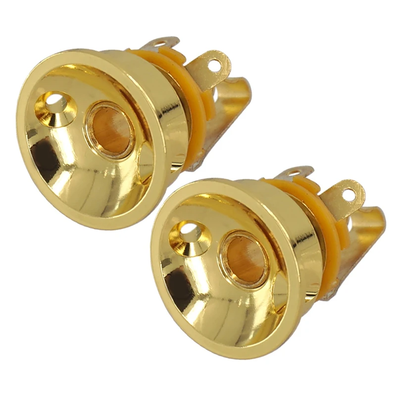 

Top-6.35Mm 1/4Inch Guitar Jack Plug Socket Output Plate For Telecaster TL Guitar Parts Accessories