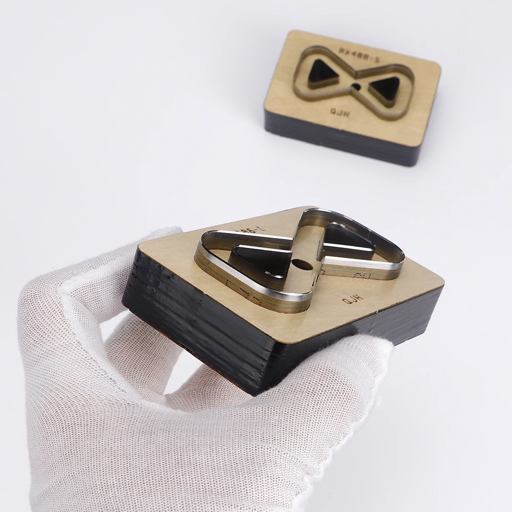 QJH Leather Metal Cutting Dies, Backpack Strap Cutting Dies, Hand Bow Knot Cutting Dies, DIY Leather Cutting/Punch Die Cut Mold