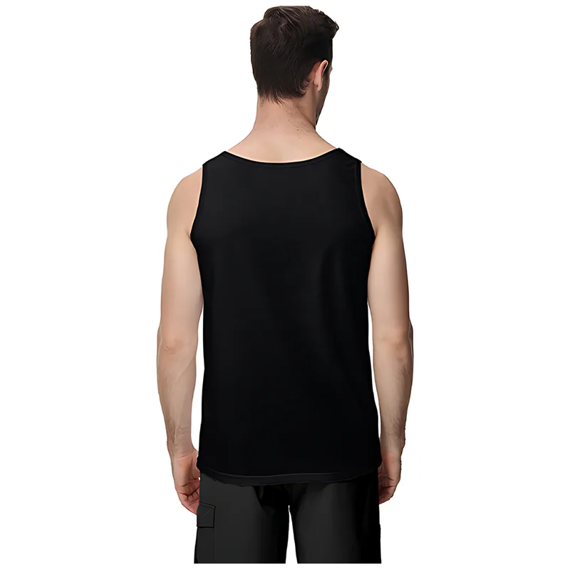 

R-Reliable-Men's Tank Tops Summer Sleeveless Tee Cool Workout T-Shirts Beach Athletic Undershirts