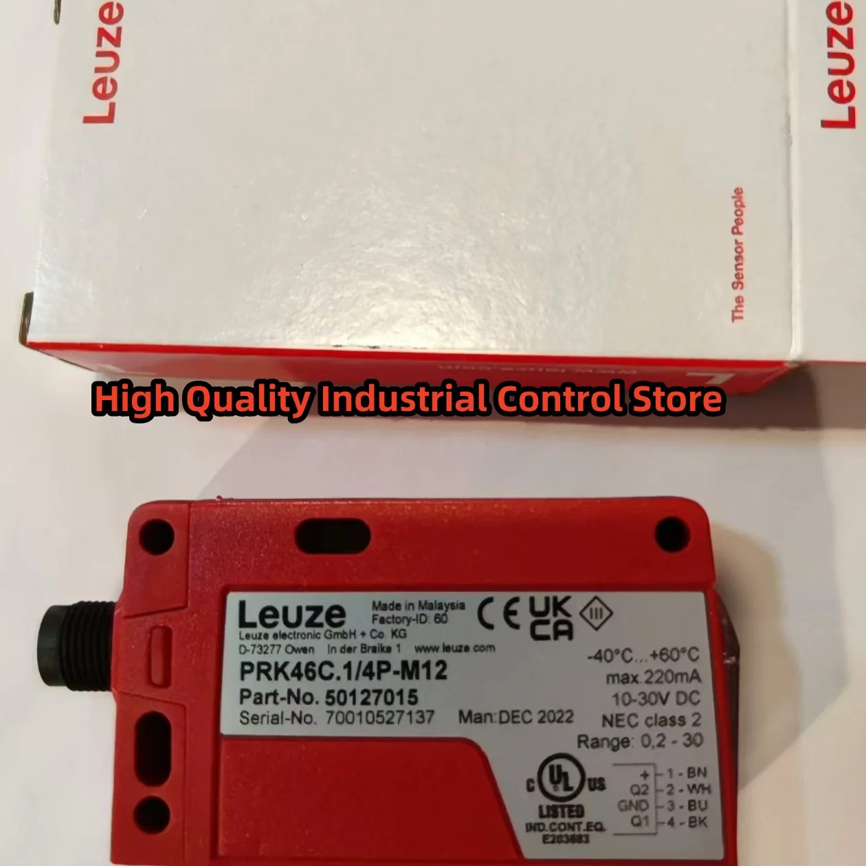 PRK46C.1/4P-M12 50127015   الأصلي الجديد