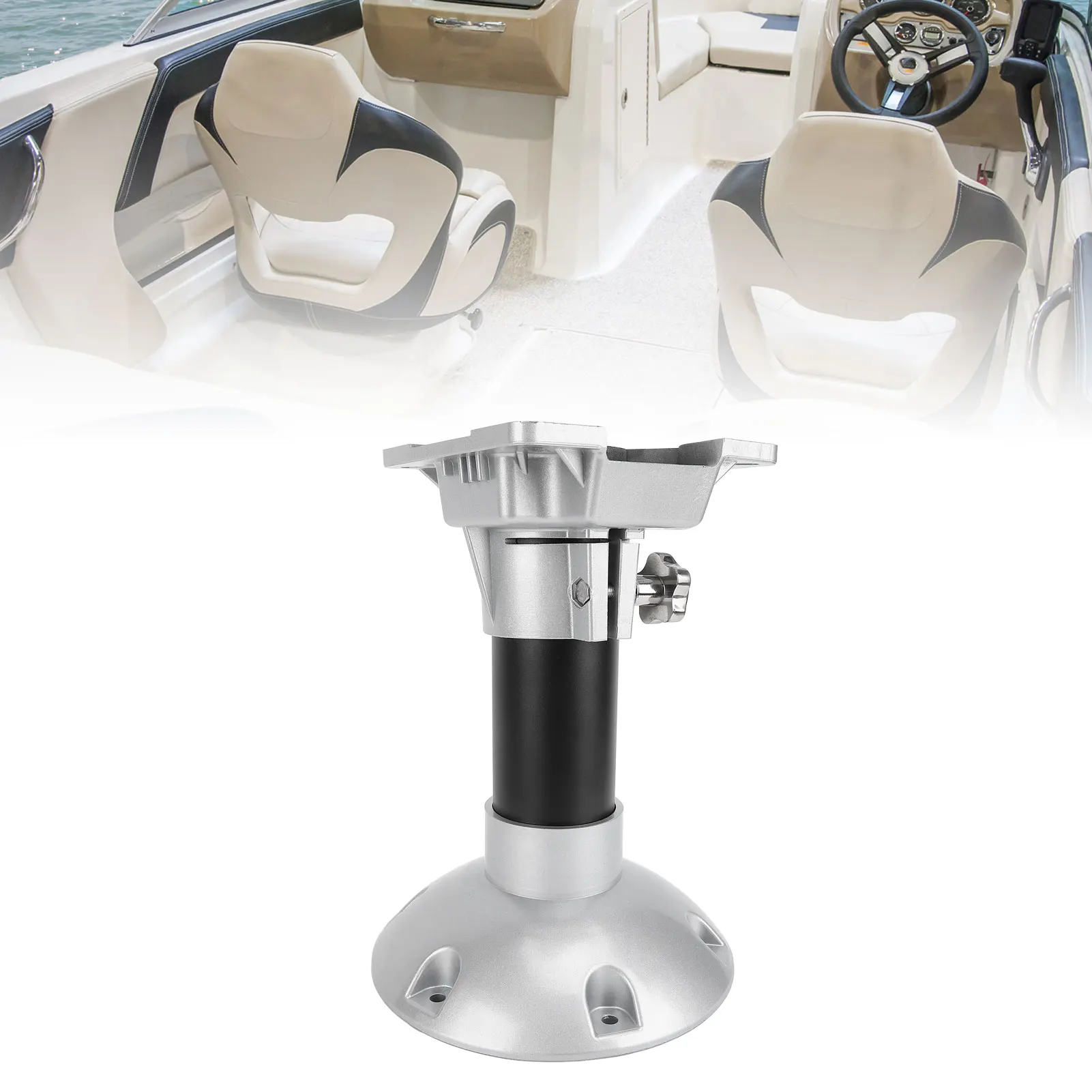 مقعد القارب الركيزة 330 مللي متر الارتفاع القابل للإزالة كرسي الكابتن الركيزة لليخوت قارب السفينة قارب الصيد العائمة حوض سطح السفينة