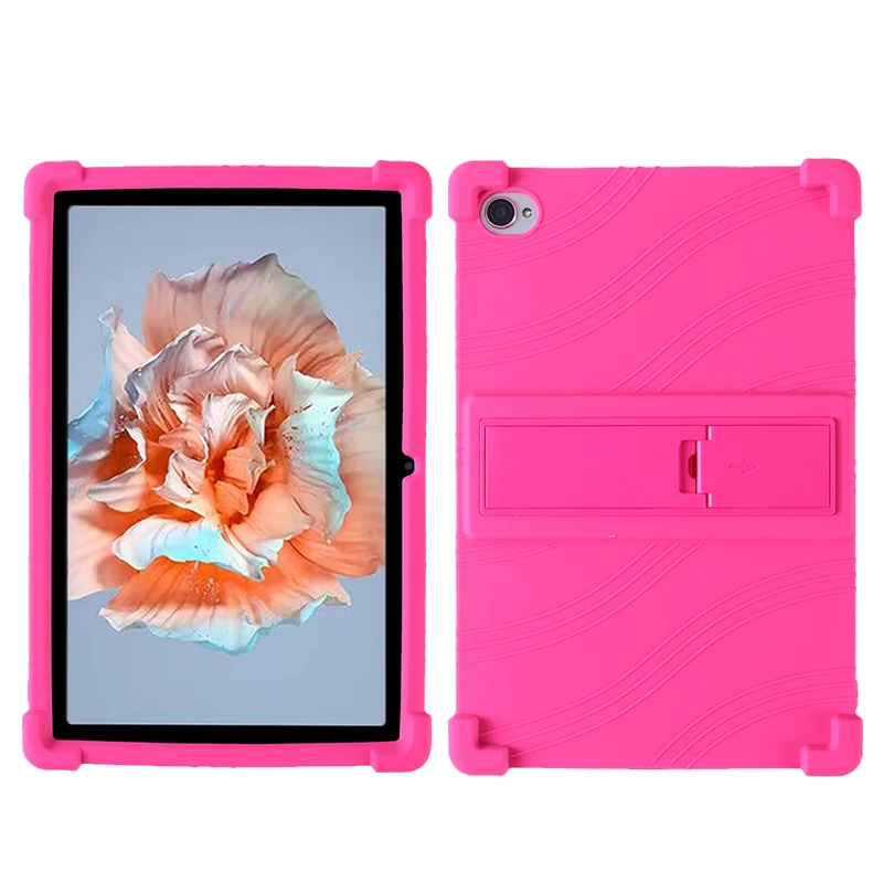 Soft Silicone Case Universal for Blackview Tab 15 Pro 2022 10.5 inch Adjustable Multi-Angles Stand Cover Kids Safe Tablet Shell