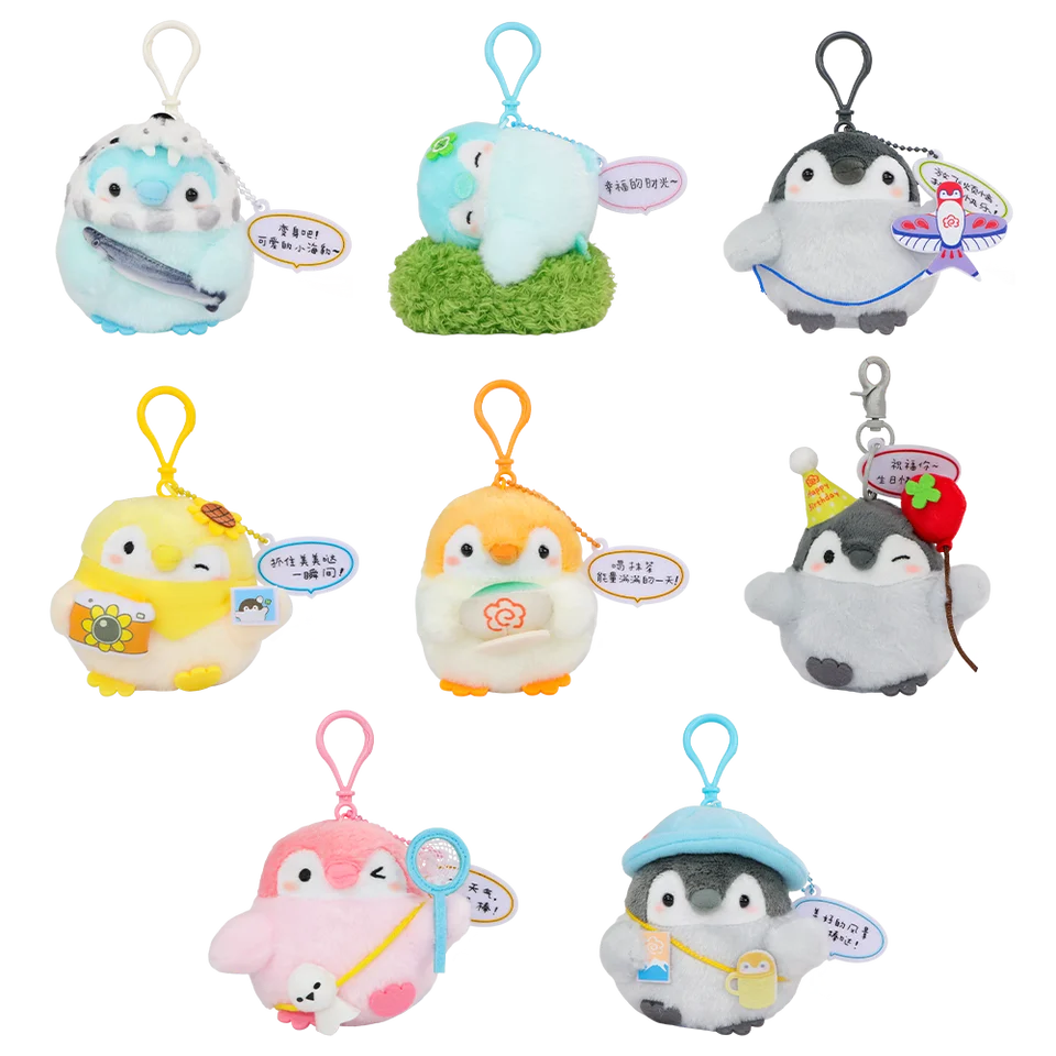 Koupen Chan Penguin Original Plush Toys Cute Penguin Camping