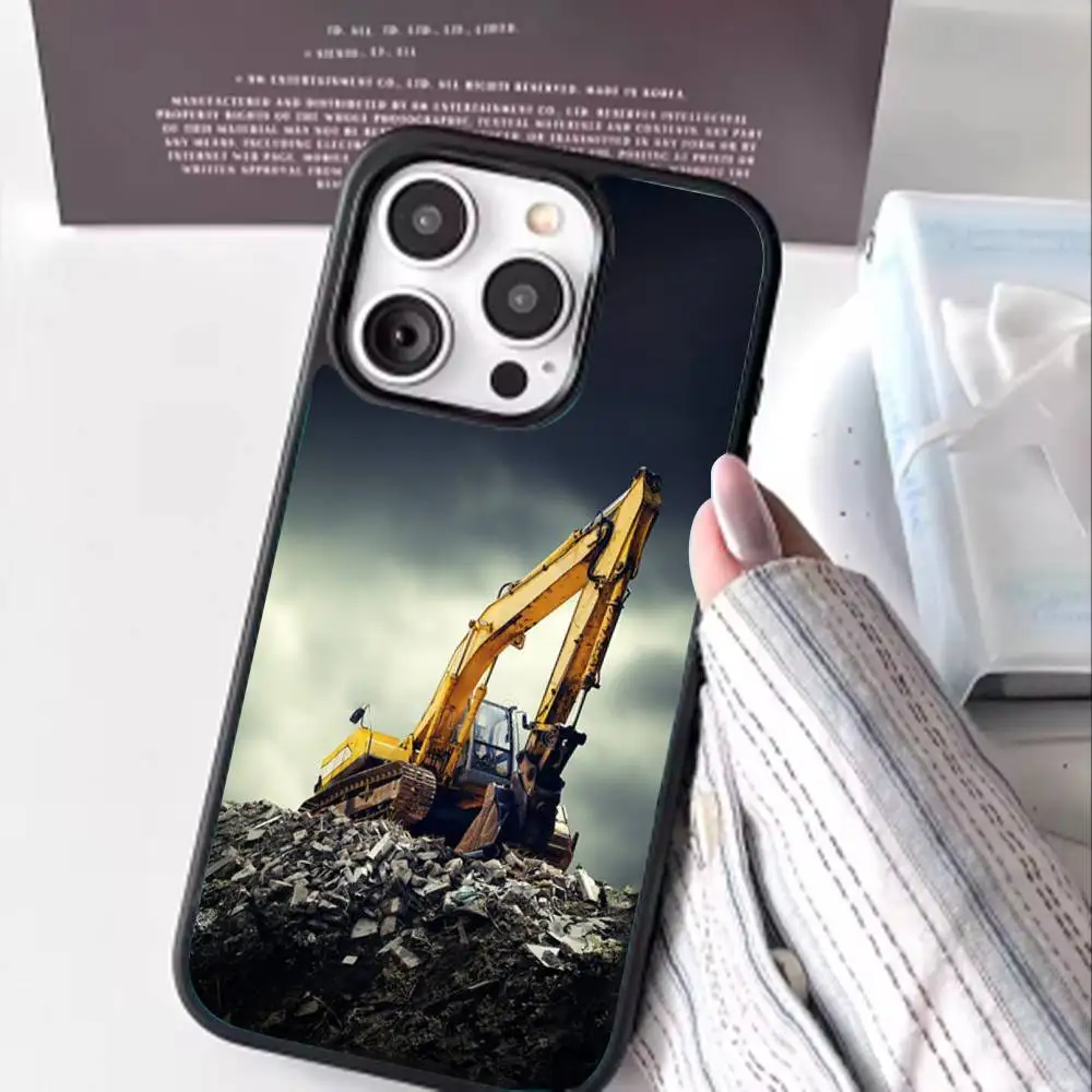 Classic C-Caterpillares Truck Phone Case For iPhone 16e,16,15,14,13,12,11,Plus,Pro,Max,Mini Magsafe Magnetic Wireless Charging