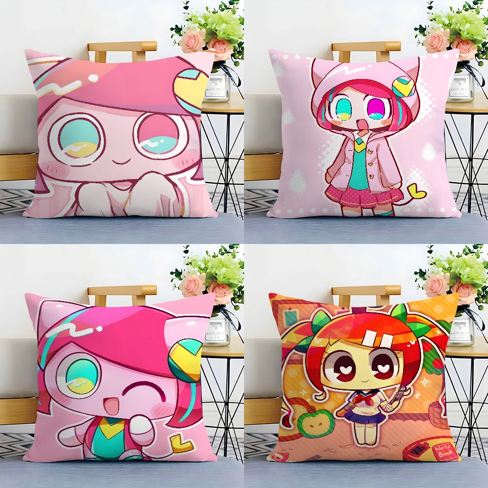 P-Pepoyo Artist Producer Kawaii Music Pillow Case Plush Fabric Soft  Pillowcase Double Sided Print Cushion Cover Household Gifts