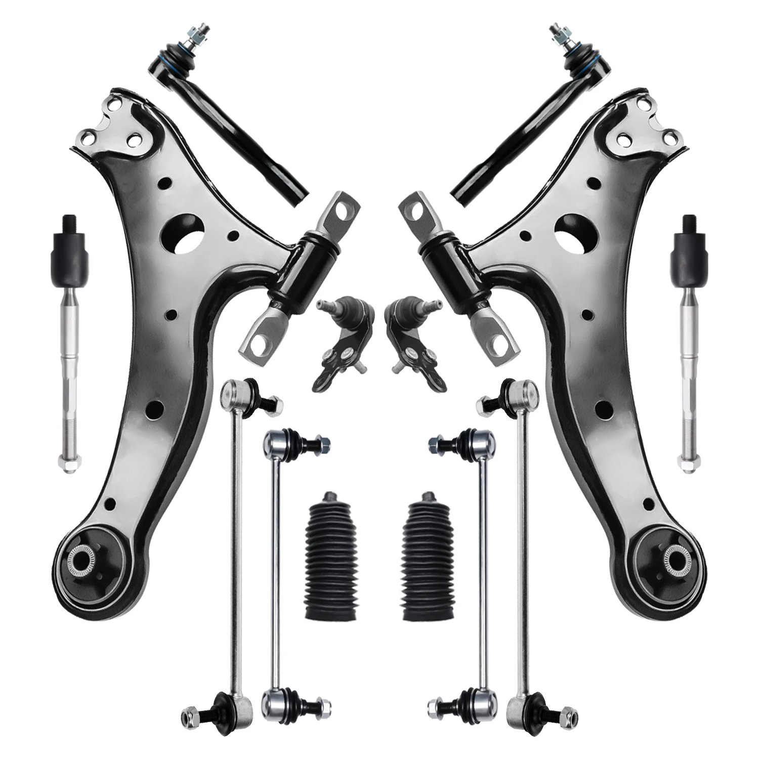 

TOPICKSAP 14pc Front Lower Control Arm Stabilizer Sway Bar End Link Tie Rods Kits for Toyota Camry 2007 2008 - 2011 4806906070