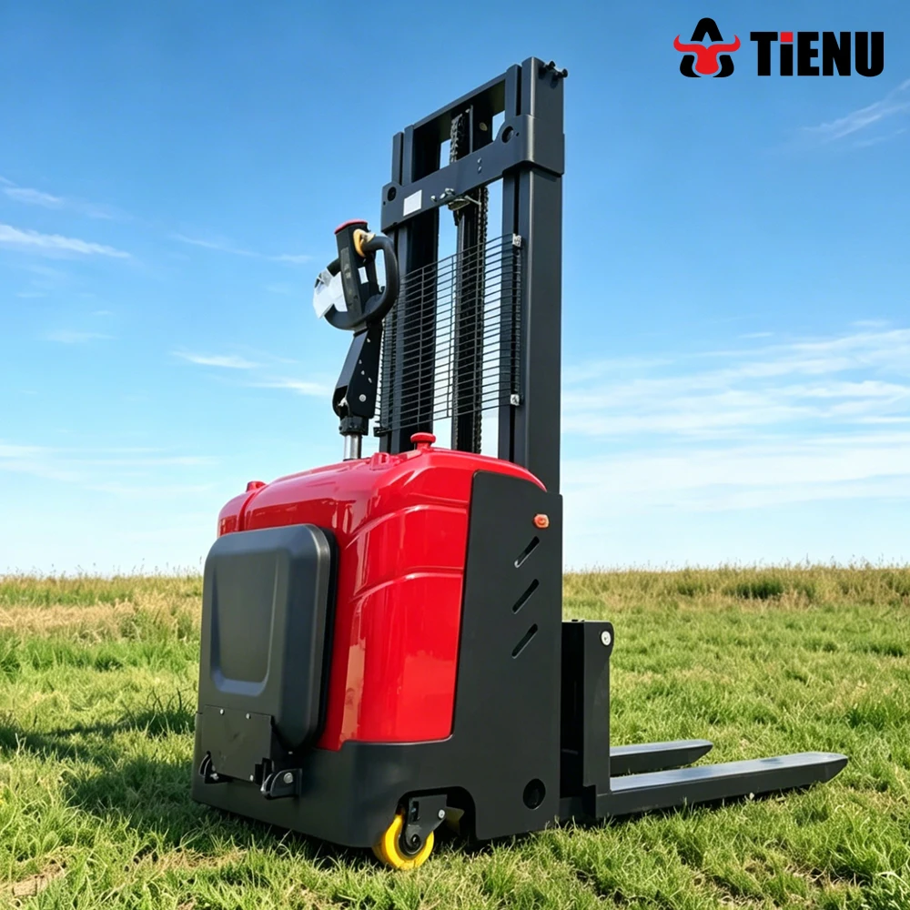 Customizable Best-Selling Portable Warehouse Stacker A Fully Electric Stacker with Effortless Ramp Climbing Capabilities