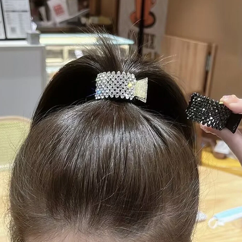

3pcs Clip Claw Clips Rhinestone Decorated Back Hair Claw Clips for Thick Thin Hair Perfect Party Ceremonies Gifts