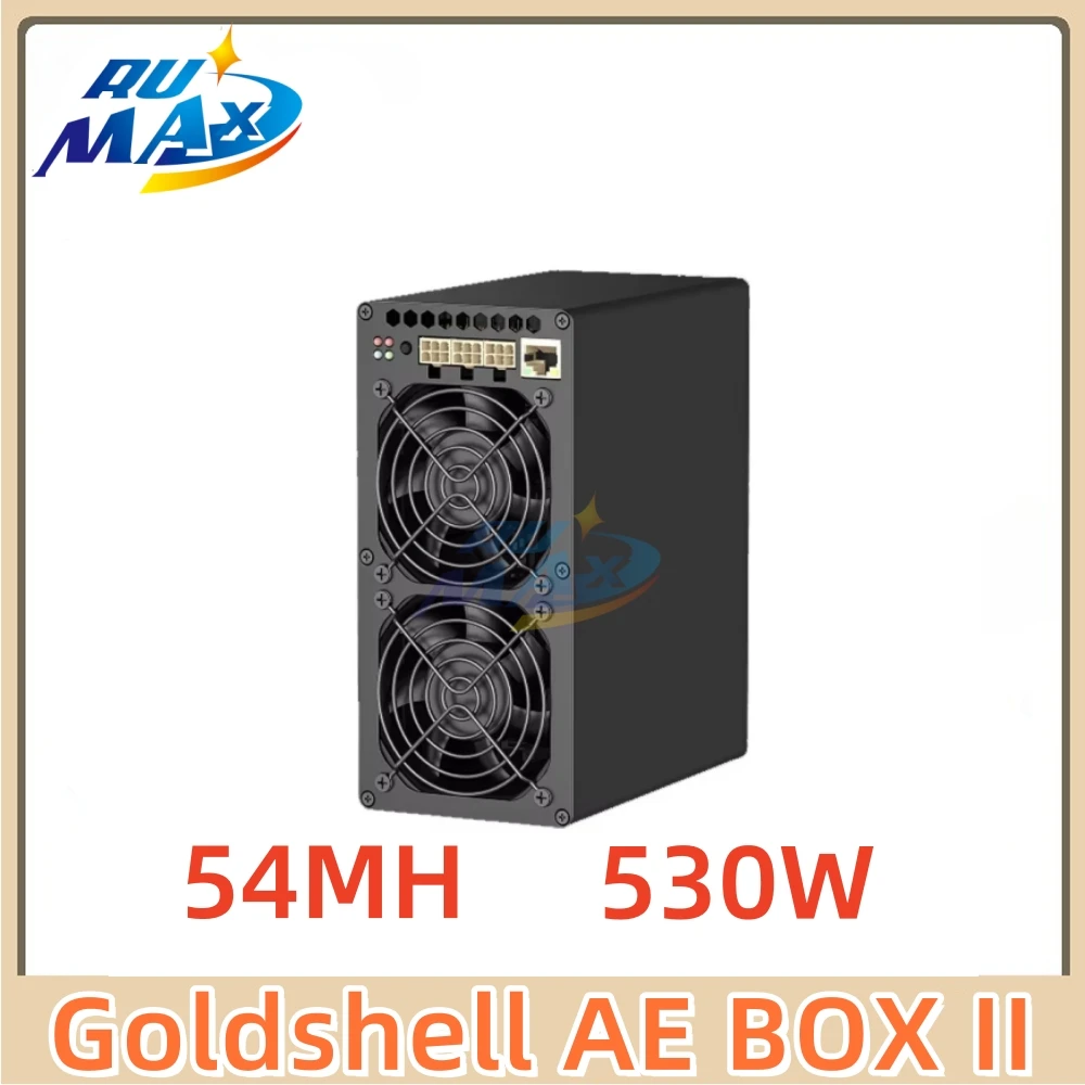 

New GOLDSHELL AE BOX II 54M - 54MH/s zkSNARK Algorithm ALEO Miner 530W Ultra-Low Power Efficiency Silent Home/Office Server