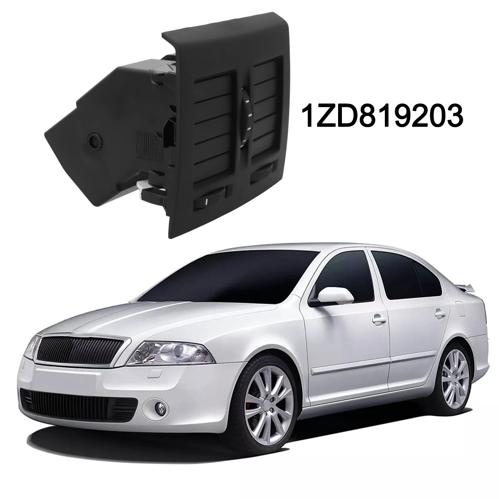 

Задний центральный воздуховод кондиционера для Skoda Octavia, подходит для моделей 2004-2013 годов, легко устанавливается.