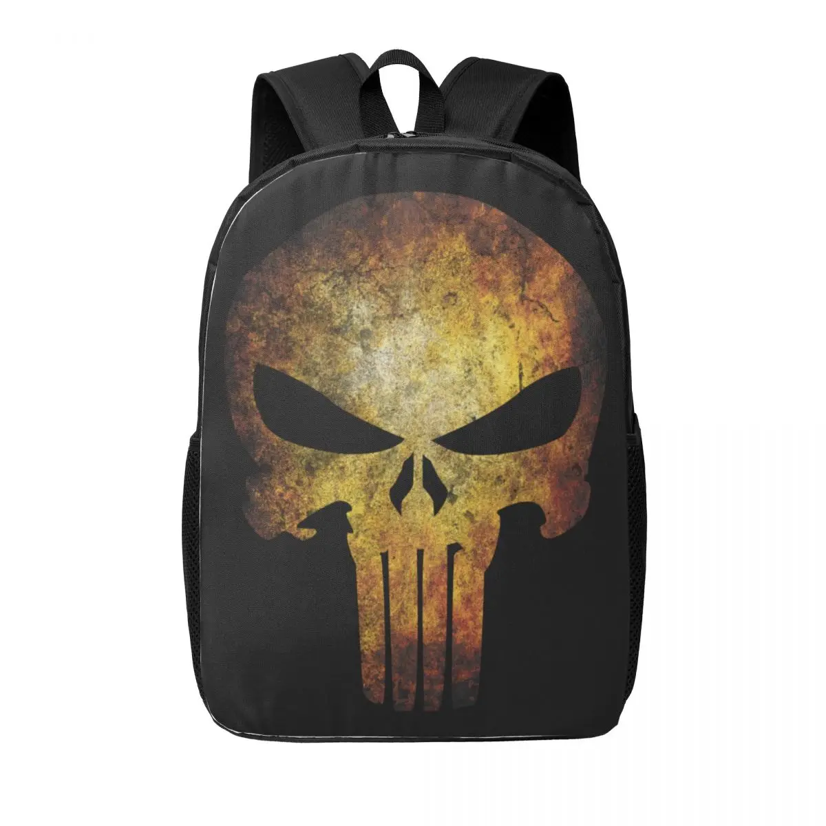 Custom Punisher Skull Laptop Backpack Women Men Basic Bookbag for College School Students Bags