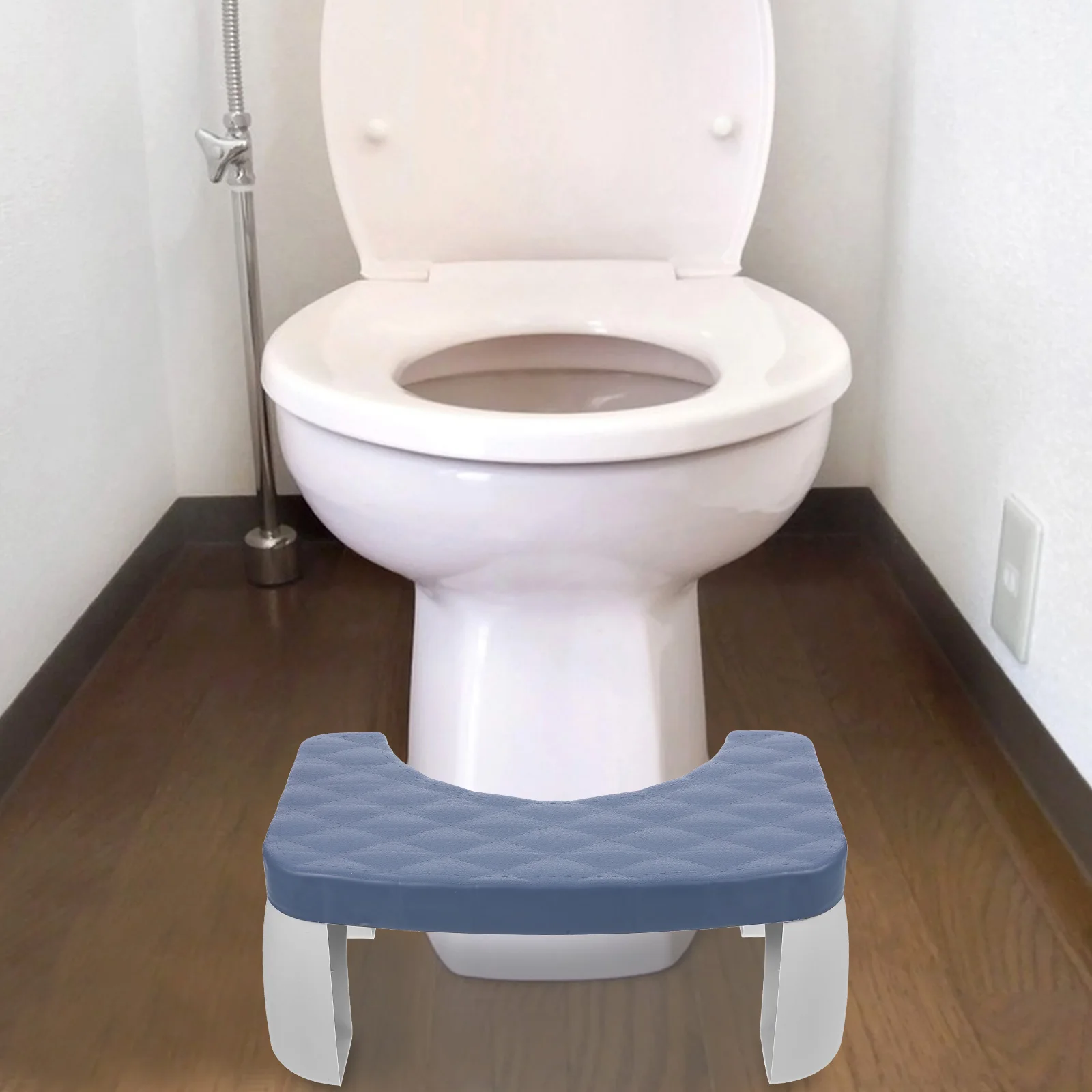 

1Pcs Non-Slip Foot Stool Bathroom Squatting Step Stool Comfortable Toilet Step Stool