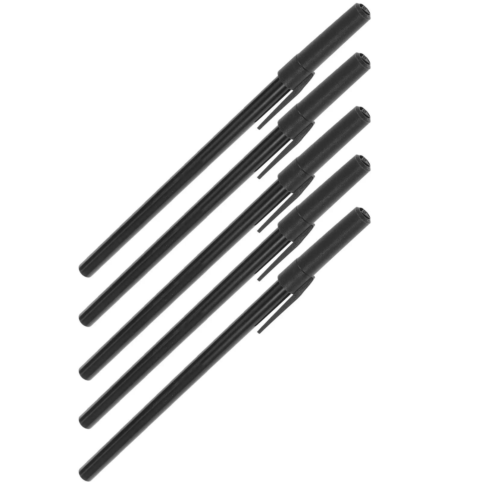 5Pcs Fabric Marker Pens Laundry Labeling Pen Permanent Washable Non Smudging for Shirts Shoes Uniforms Nursing Home Kids Clothes