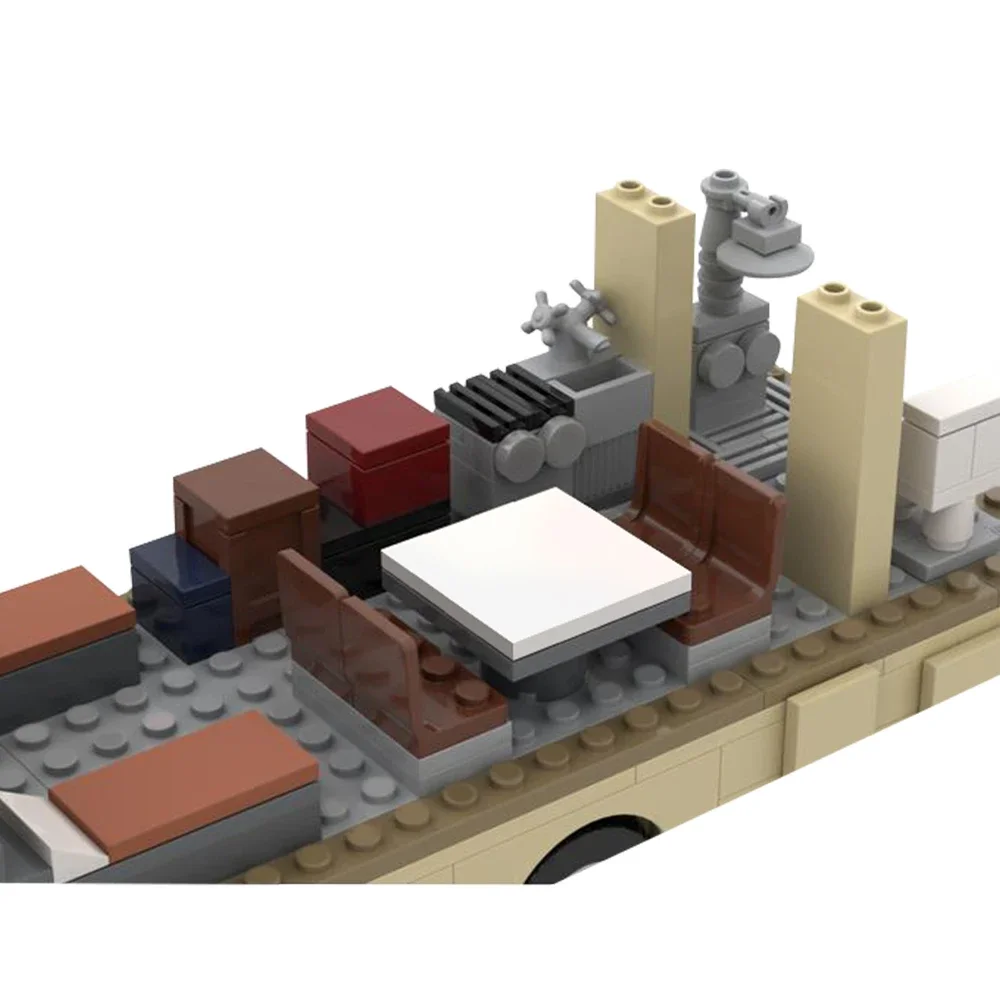 Gobricks MOC Interstellar Space Spaceballs Eagle-5 Spaceship Building Block set Captain Van Vehicle Brick Exploration Brick Toys