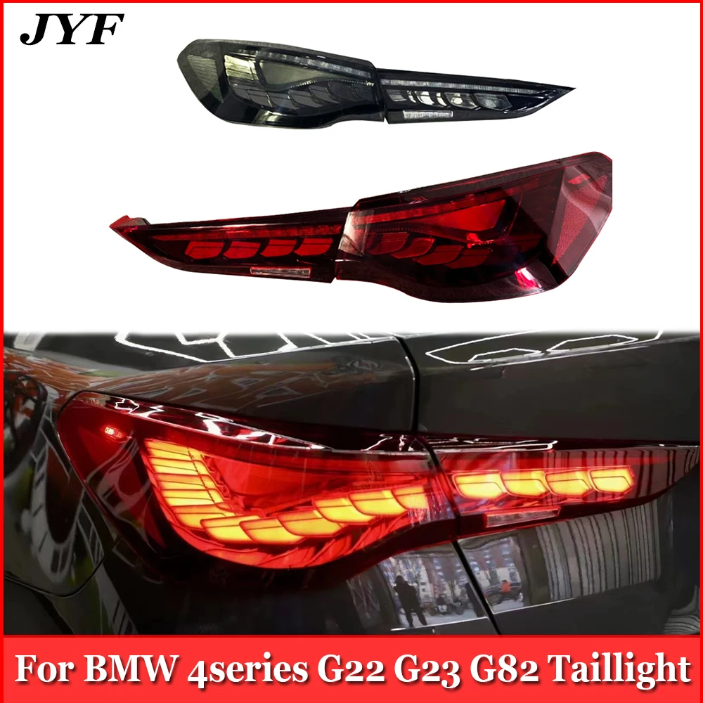 

Car Rear Light For BMX 4Series G22 G23 G26 G82 M4 LED Taillight Gts Style Sequential Turning Signal With Dynamic Welcome Lamp