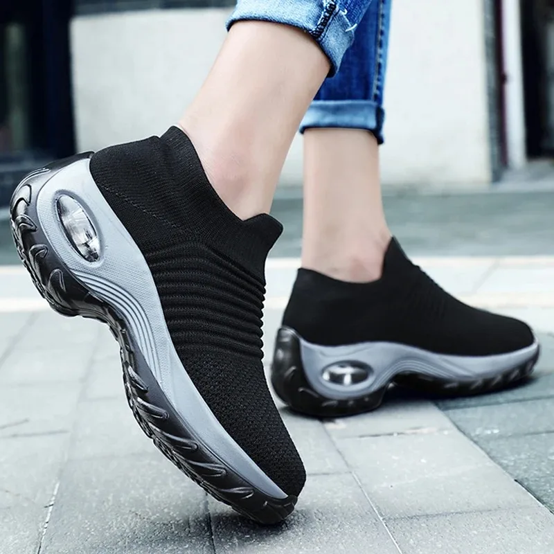 Hypersoft Sneakers  2024 Orthopedic Sneakers for Women Platform White Black Red Walking Shoes Women Women Casual Shoes