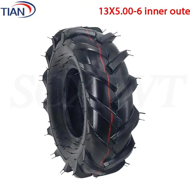 

Universal 13x5.00-6 Inner and Outer Tires with Butyl Tube for Karting and ATV Applications