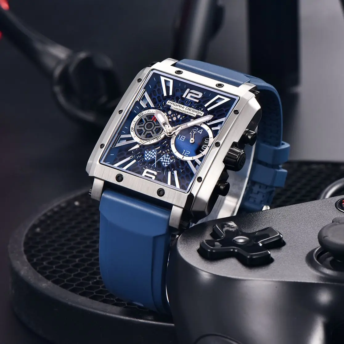2024 PAGANI DESIGN Top Brands Men's Quartz Watch Luxury Sapphire Business Roadster Stainless Steel Waterproof Reloj Hombre