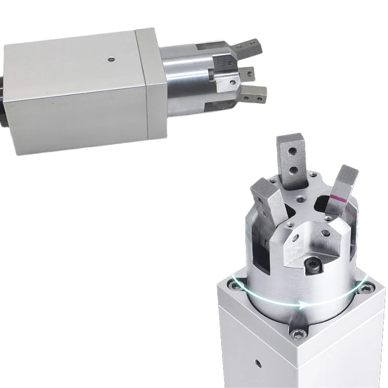 Imagem -04 - Cilindro Tampando do Tampão de Parafuso da Máquina Ycmrs 316 20 25 32d 360 Prendedor Giratório de Dedos do Prendedor do ar de Pcmrs332d °