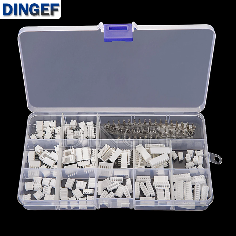 220PCS PH2.0 JST Male Female Plug Socket PH 2.0mm Connector kit Straight Pin Terminals 2P 3P 4P 5P 6P 8P Pitch 2.0mm view 4