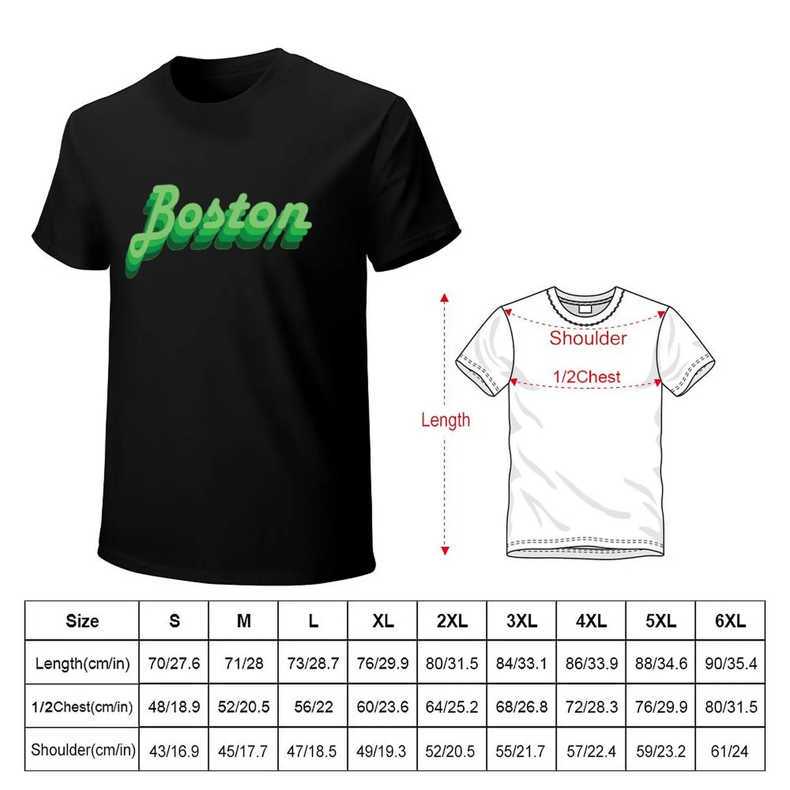Boston Retro Logo T-Shirt Dry Fit Running Short Sleeve Top