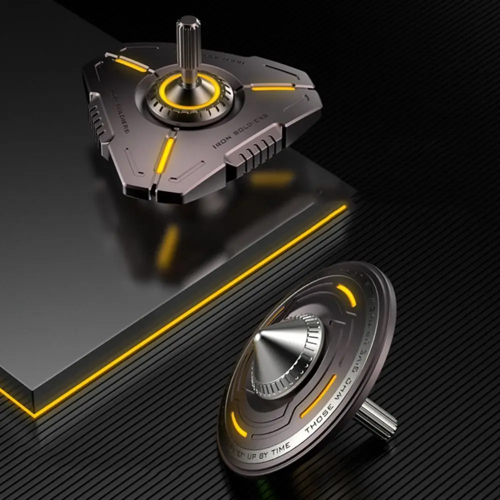 Ornamentos brinquedo rotativo mesa de escritório brinquedo girador brinquedos dedo brinquedos fidget spinner rolamento ponta do dedo giroscópio girando topo