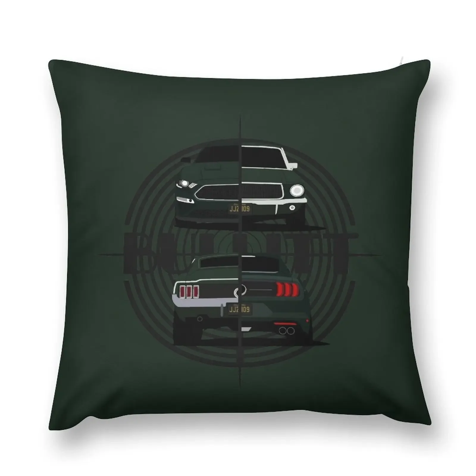 

Bullitt Generations Throw Pillow Pillows Aesthetic Custom Cushion Photo Room decorating items pillow