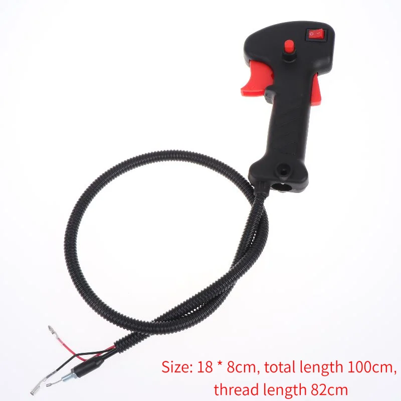 #1Pc Replacement Parts Manual Throttle Switch Assembly For Brush Cutter Grass Trimmer DIY Accessories
