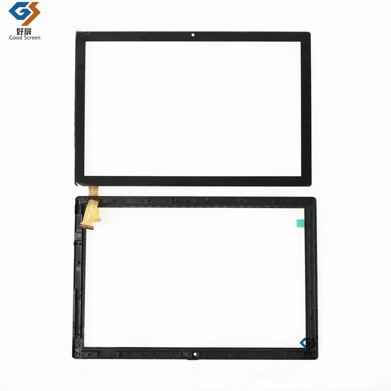 +Frame 10.1 Inch Black touch screen P/N HZYCTP-102519-102458 Tablet Capacitive touch screen panel repair and replacement parts