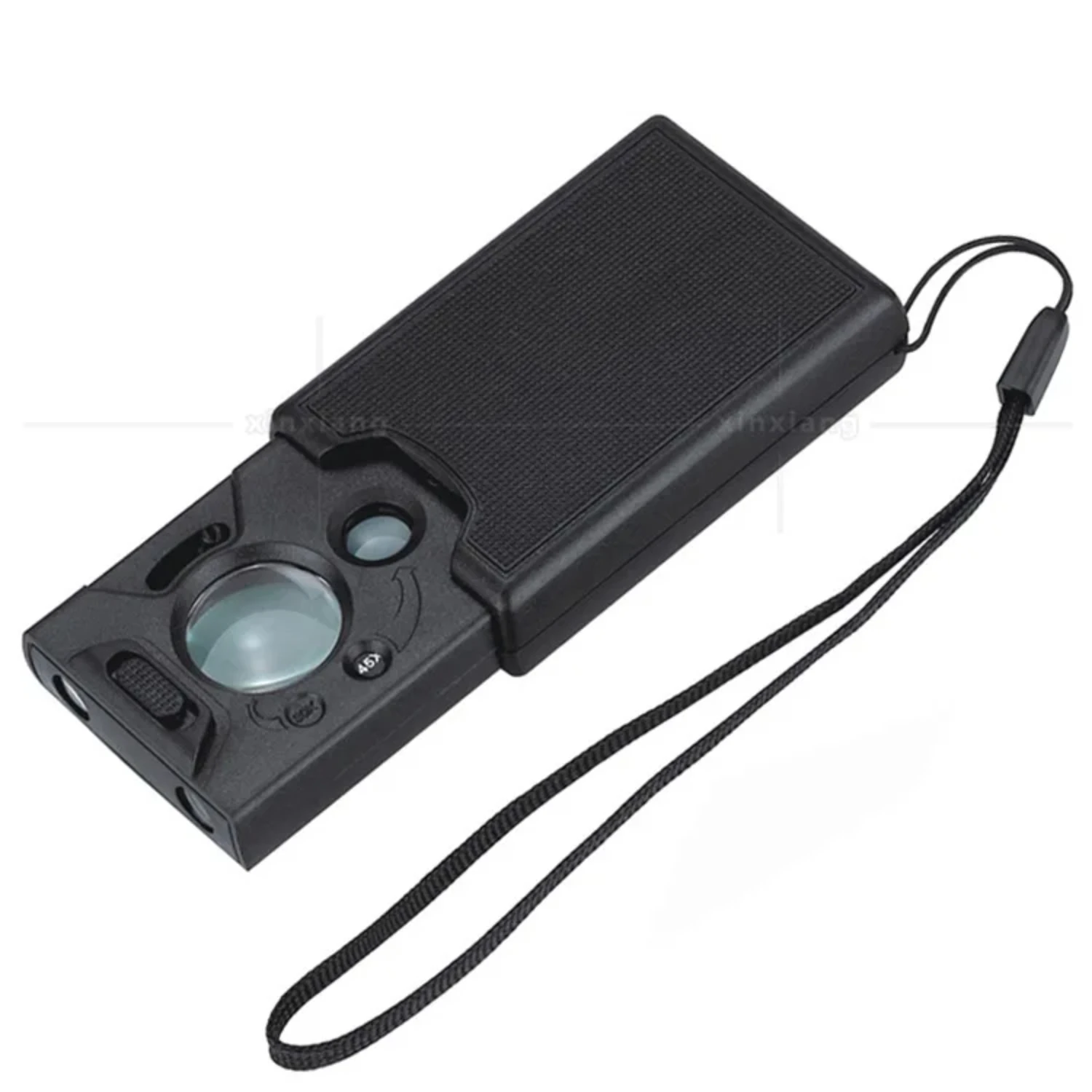 

Handheld Illuminated Magnifier 30X 45X 60X Magnifying Glass With Light Drawer-type Lupa Jewelry Loupe Mini Microscope