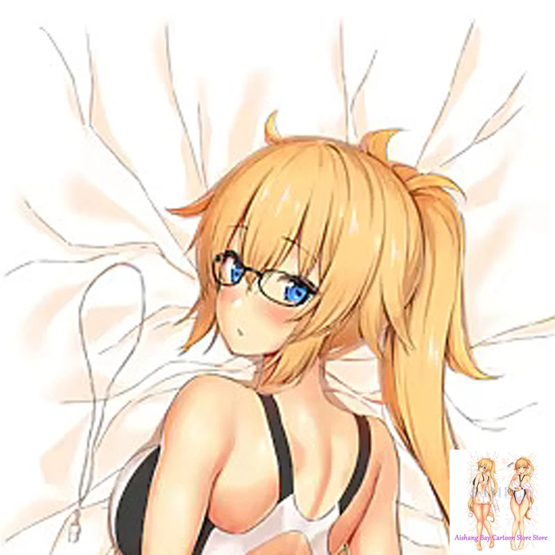 

Dakimakura Anime Pillow Cover Fate Joan of Arc GrandOrder Double Sided Print Life-size Body Decoration
