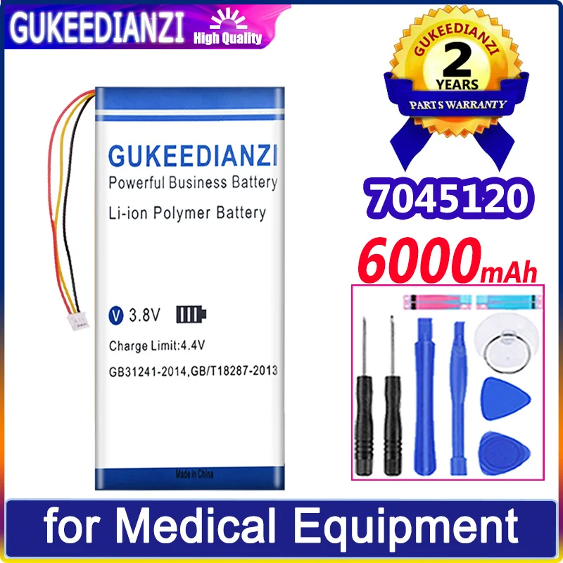 GUKEEDIANZI Battery 7045120 6000mAh for Medical Equipment, Communication Equipment, Drone Remote Control TBS TANGO 2 tango2