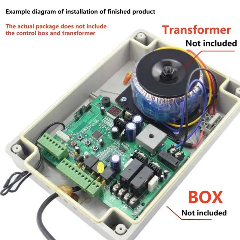 【NEW A09R!】 แผงควบคุม DC 24V แผงวงจรพิมพ์ ศูนย์ควบคุมอัจฉริยะ สำหรับระบบเปิดประตูสวิงอัตโนมัติแบบแขนคู่