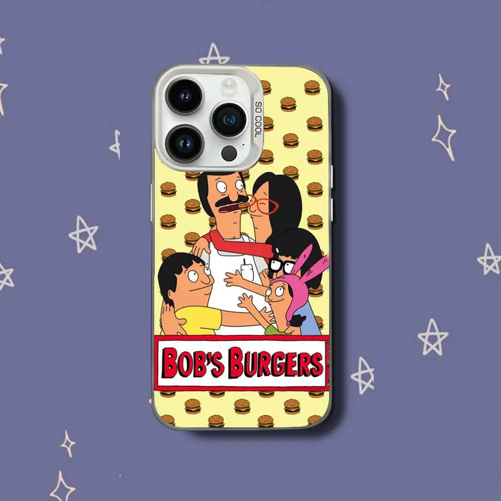 CartoonS B-Bobs B-Burgers iPhoneケース iPhone 17,16,15,14,13,12,11,Pro,XS,Max,Plus,Mini,SE対応 ホワイトキャンディマット耐衝撃カバー