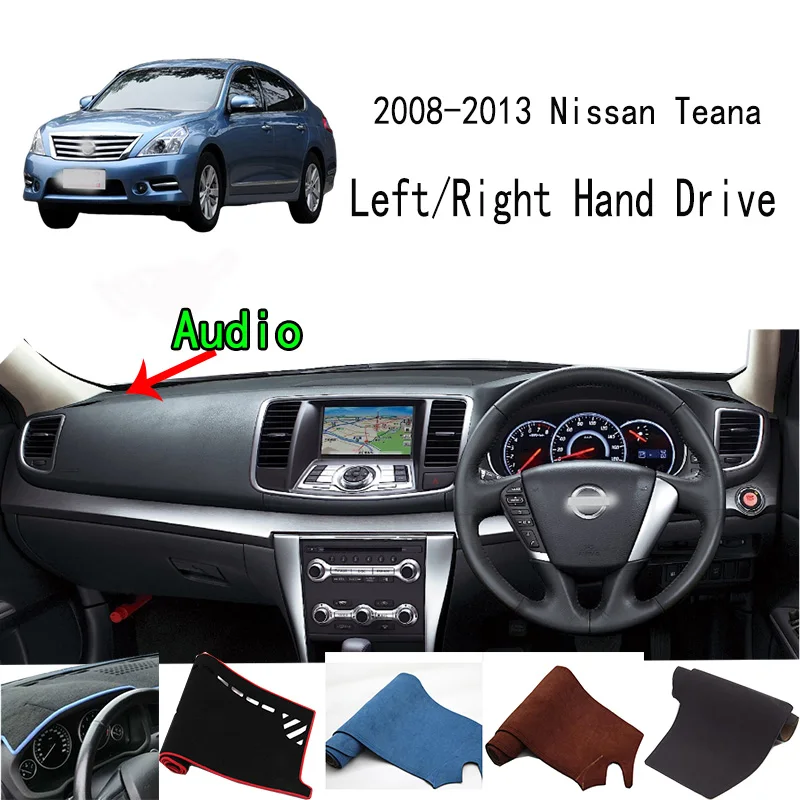 

Для Nissan Teana J32 2008-2013 годов, аксессуары, крышка приборной панели, приборная панель, коврик для приборной панели, защитный коврик для приборной панели