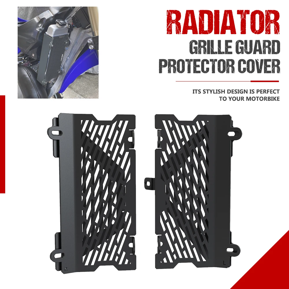 

Motorcycle Radiator Guards Engine Oil Cooler Radiator Guard Cover Protector For Yamaha YZ250 2002-2023 YZ250X 2016-2023 2022