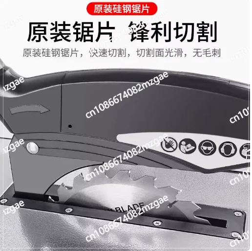 Multi functional electric tool workbench, dust-free small oblique cutting board, household electric saw