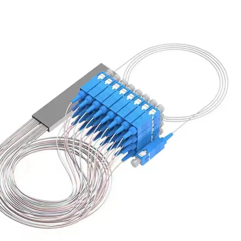 1x32 Fiber Optic PLC Splitter 0.9mm Mini Steel Tube