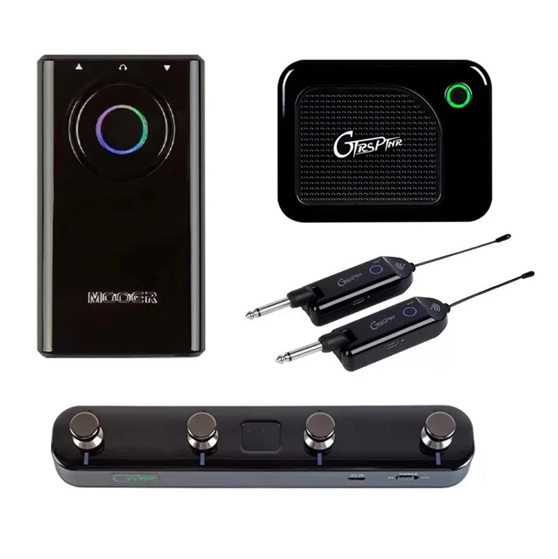 MOOER GWU4 instrument wireless transmitter receiver GWF4 Wireless Footswitch Pedal Controller GCA5 Electric Acoustic Guitar GTRS