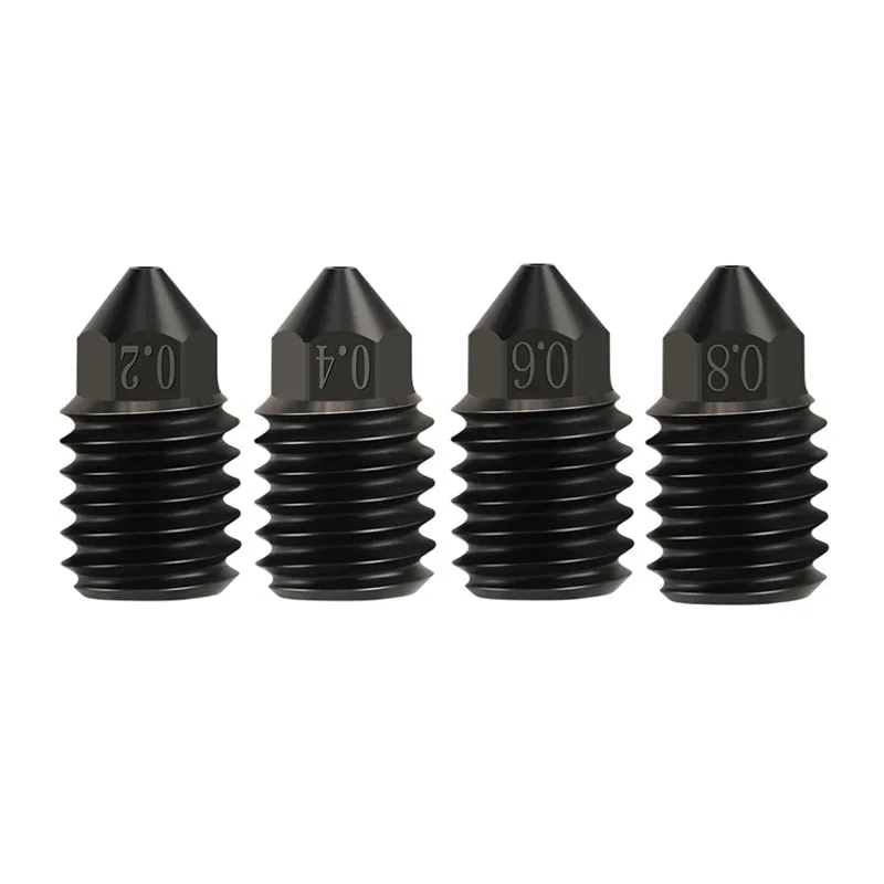 3D printer accessories FOR Bambu Lab X1P1 hardened steel CHT nozzle three holes high flow wear-resistant nozzle 3