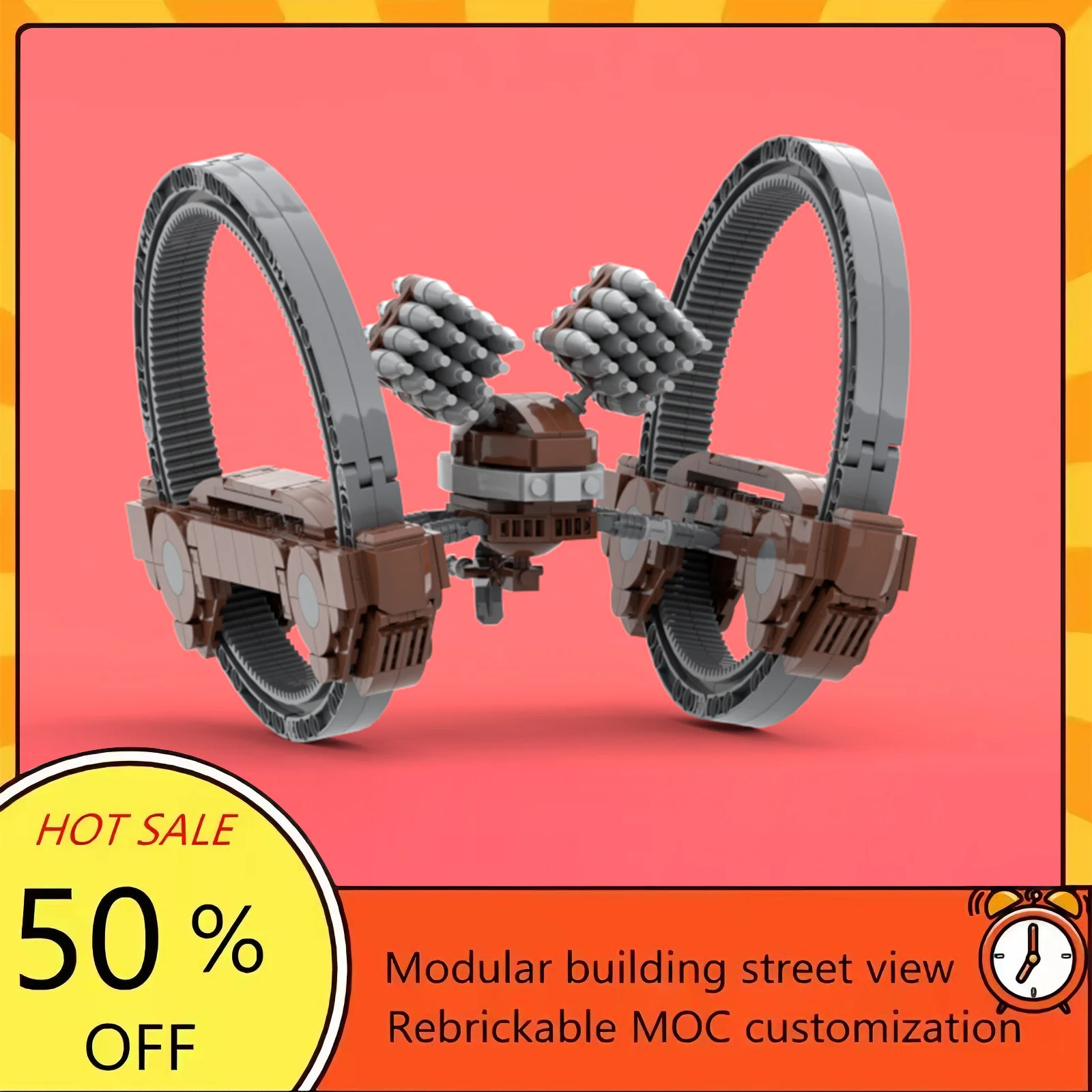 

630PCS Popular Space War Movie Model MOC Building Bricks Spaceship Modular Technology Gifts Holiday Assemble Children Toy Suit