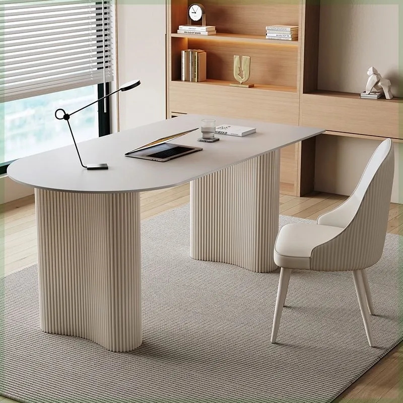 

Design Aesthetic Office Desk Nordic Crafts Modern Executive Office Desk White Decoration Escritorio Oficina Unique Furniture