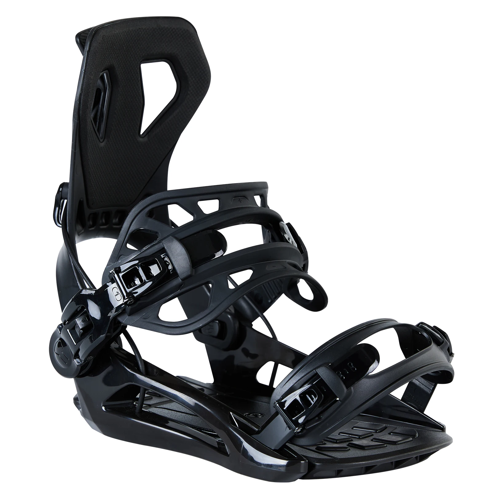 XCMAN Rear Step in Style Snowboard Bindings Lightweight Rear Entry All-Mountain Bindings for Men Women Easy in and Out