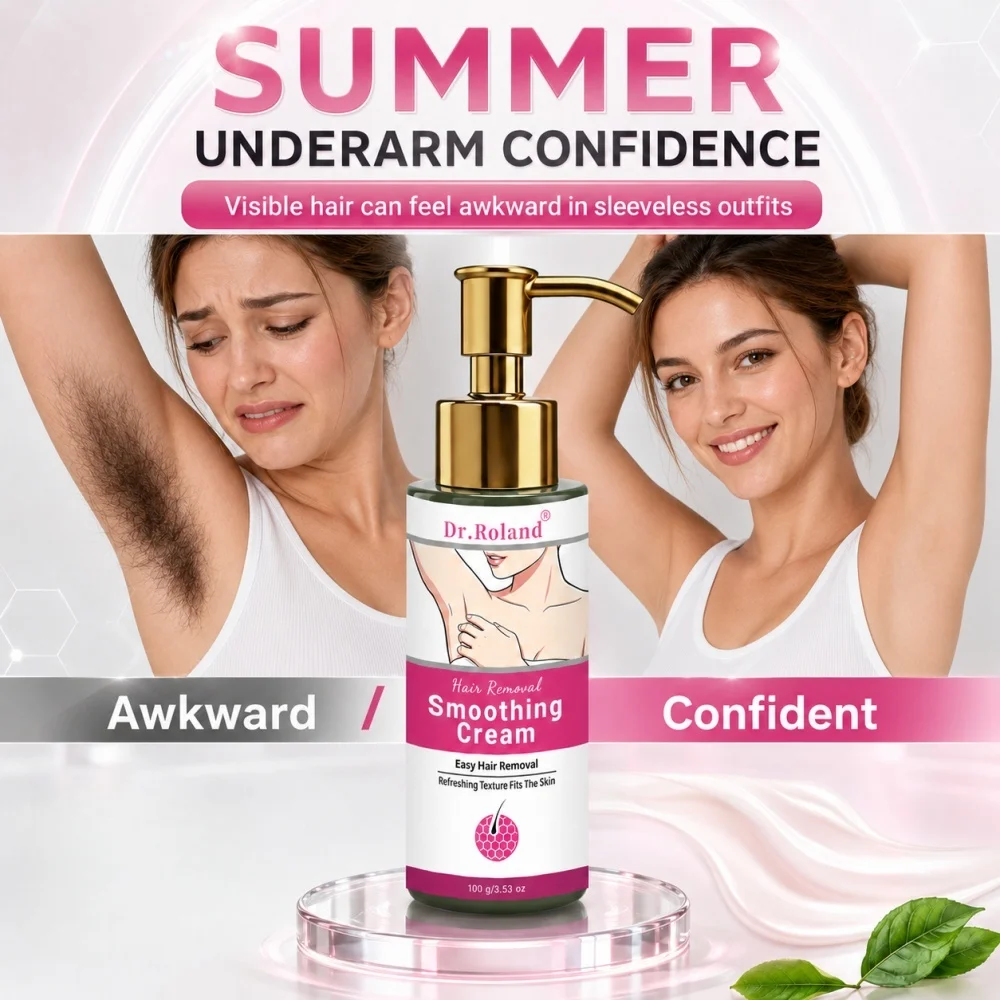 Ultra Refreshing Hair Removal Cream Gentle Non-Irritating Thorough No Residue Smooth For Underarm Leg Arm Face Intimate Areas