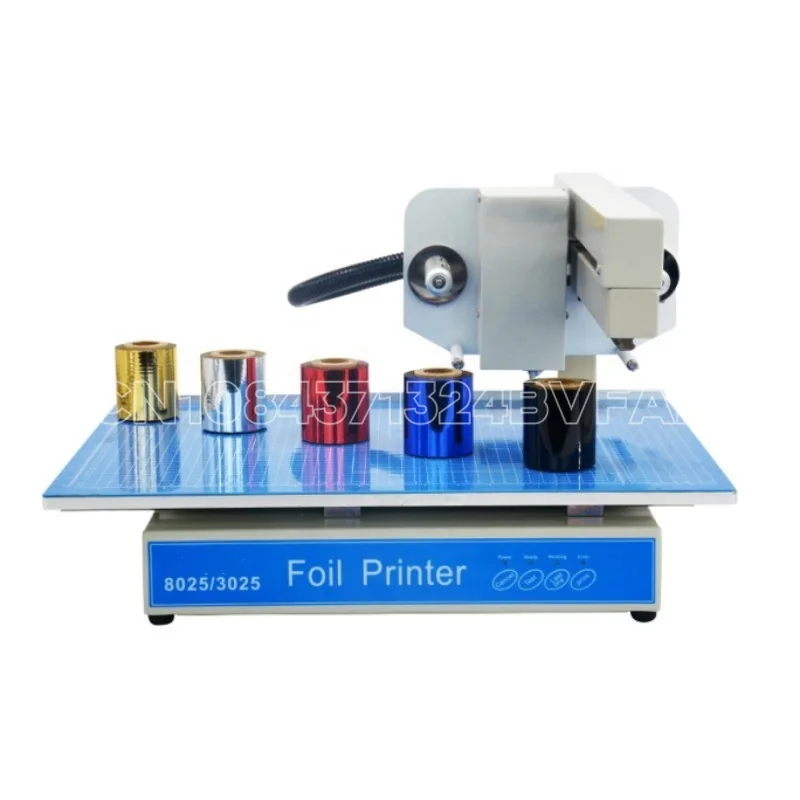 

Gold Foil Stamping Printer for Bookcover, Dairies Model Amd8025 No Plates Cheap Hot Sell Digital