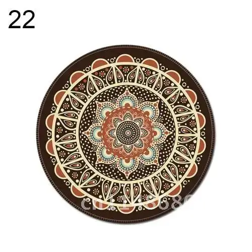 Bohemian Vintage 3D Game Carpet Silicone Mouse Pad Mat Anti Slip Mousepad Computer Mouse Pads