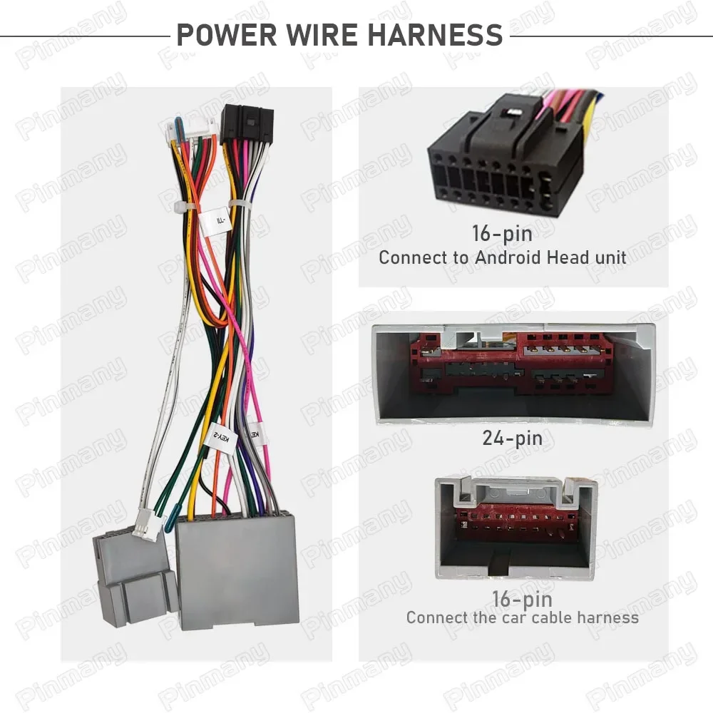 

Car Android head unit Adapter Cable Power Wire Harness connector CAN Bus Decoder FDC16 for Ford Expedition Explorer F500 Mustang