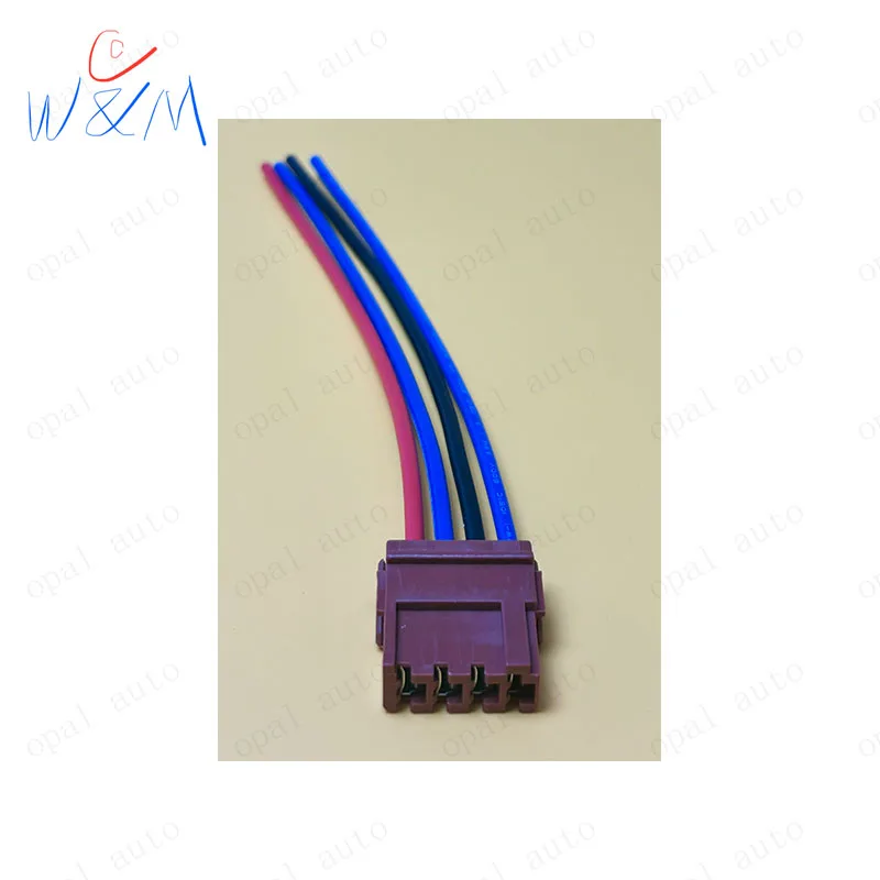 Wiązka przewodów silnika dmuchawy nagrzewnicy do Citroen Saxo Xsara Xantia Berlingo ZX AX 644178 Biała PCB