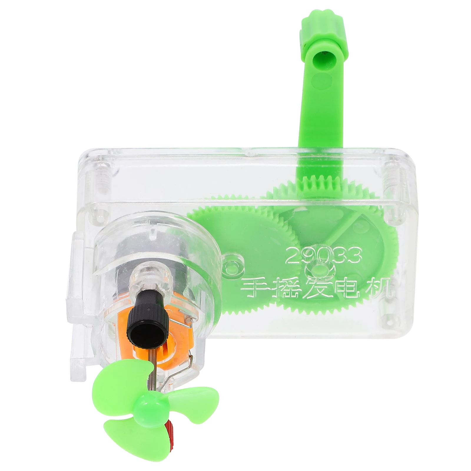 

Hand Crank Generator Science Kit for Kids Electric Experiment Model Energy Conversion Learning Tool Portable Manual for School