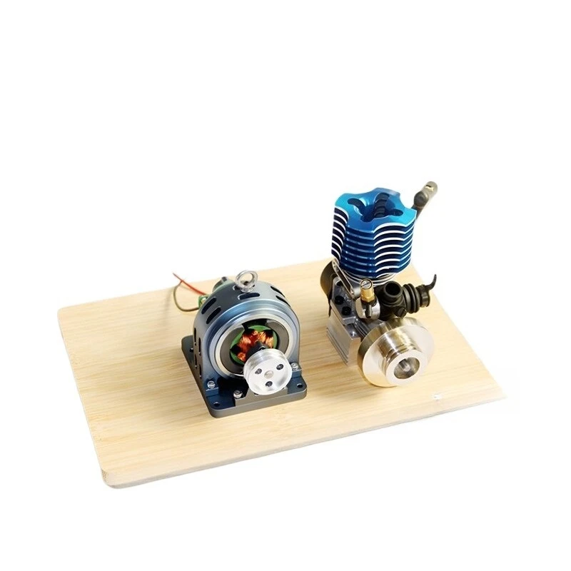 FOR Retro Model Methanol Micro Generator Motor Pure Copper Movement Metal Mini  Generator 12v